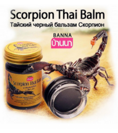 Banna Тайский черный бальзам с ядом скорпиона, 50 г